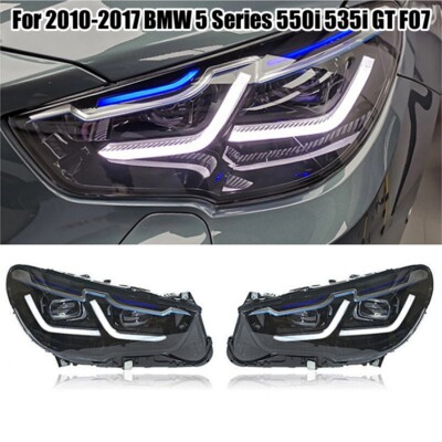 Xenon Facelift To Laser Headlights for 2010-2017 BMW 5 Series 550i