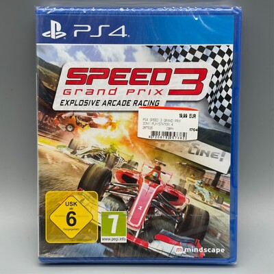 PlayStation 4 PS4 - Speed 3 - Grand Prix - Explosive Arcade Racing - NEU