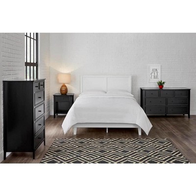 StyleWell Headboard Bed Frame Mounted Non-Upholstered Classic Wood in ...