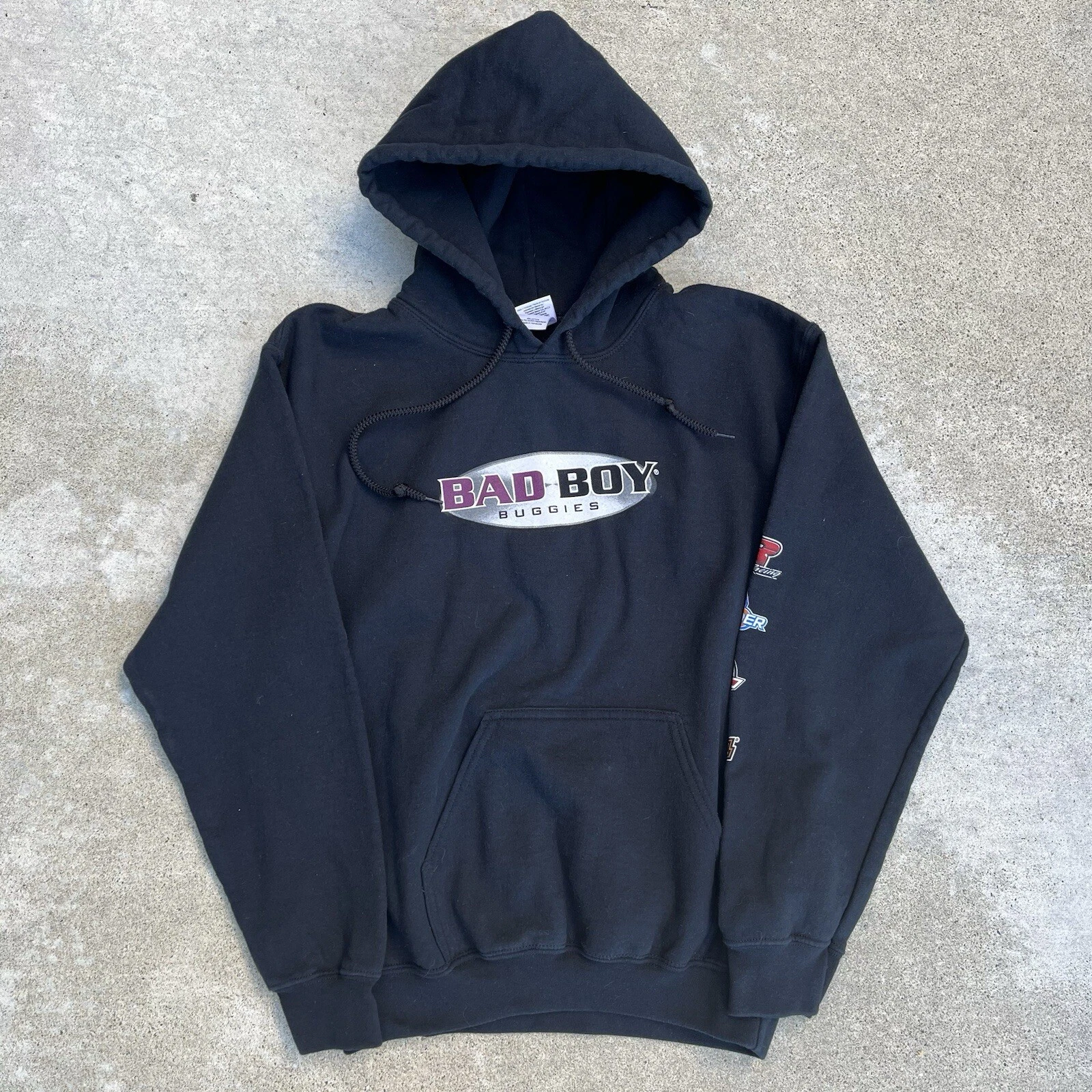 VETEMENTS Felpa con cappuccio vintage Racing Bad Boys Apparel biker moto taglia small 07