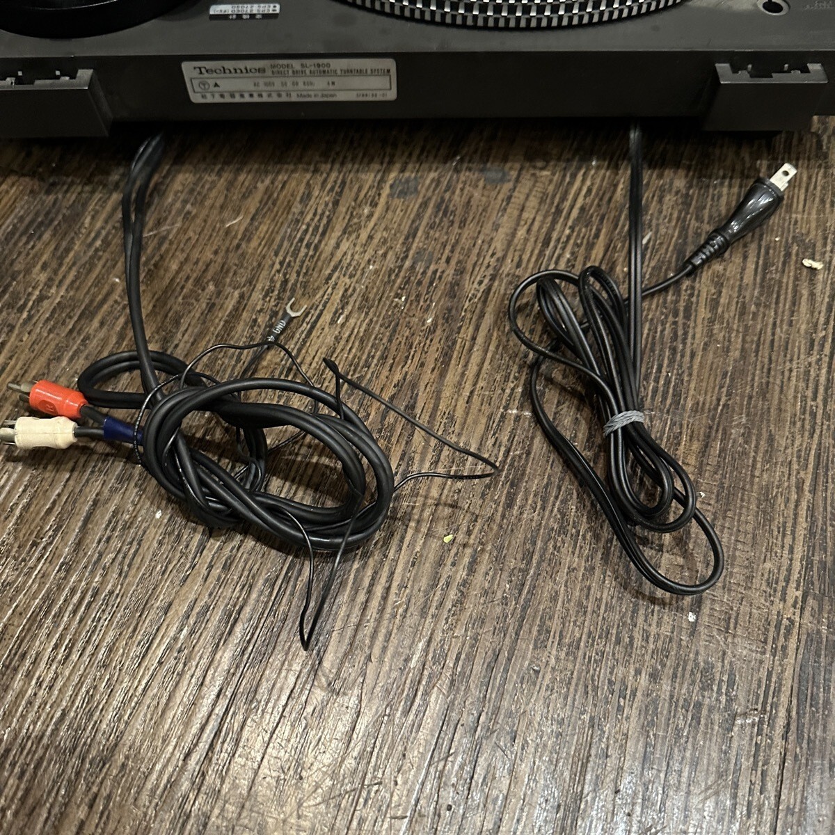 Technics Sl-1900 Turntable Direct Drive DD Automatic System Record