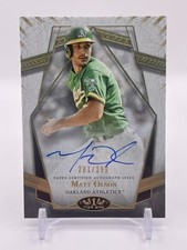 Matt Olson 2022 Topps Tier One 1 - Prime Performers On-card Auto /299 A’s Braves