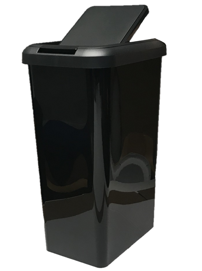 45 Litre Touch Top Kitchen Bin Rubbish Paper Waste Can Dustbin