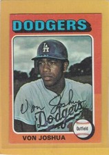 1975 TOPPS BASEBALL MINI VON JOSHUA #547 DODGERS VGEX *89111