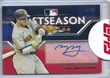 2023 Topps Series 1 Postseason Performance Autograph #PPA-MMA Manny Machado #/25