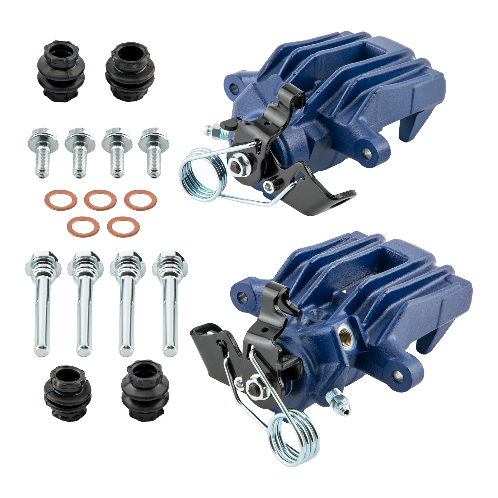Pair of BRAKE CALIPER REAR LEFT + RIGHT FOR VW GOLF MK 4 1J NEW C 1Y POLO Blue