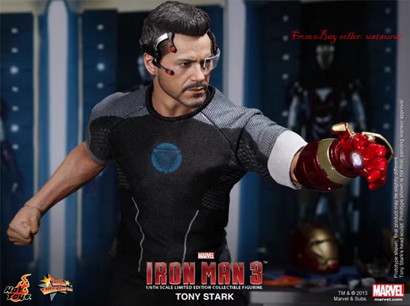 Perfect HotToys 1/6 Mms191 Iron Man 3 Tony Stark Debug Version 2.0