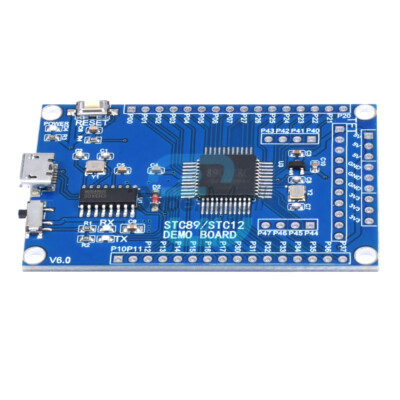 STC89C52RC Core Development Board 51 MCU Minimum System Learning Board CH340 DIY