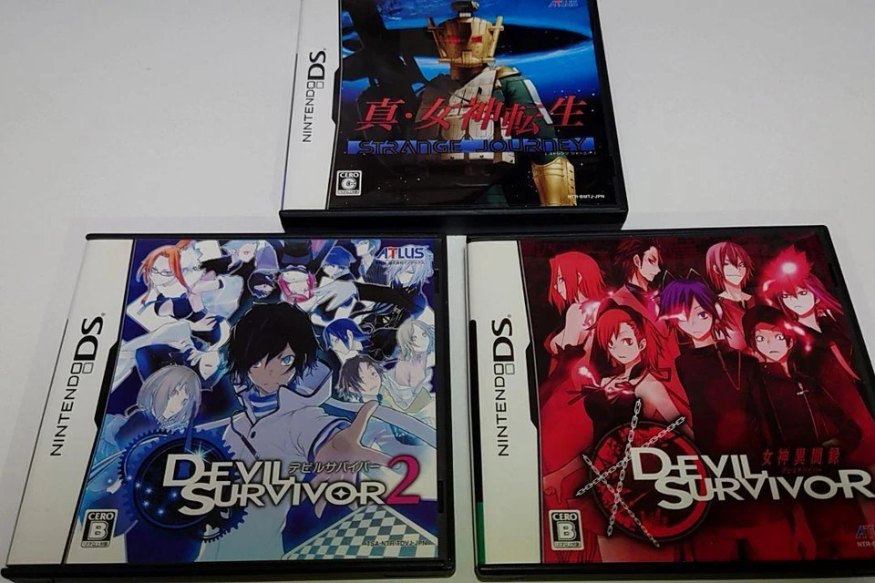 Nintendo DS Devil Survivor 1 & 2 & Megami Tensei Strange Journey set of 3 NDS  - Image 3 of 4