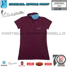 Maglia Polo Donna Originale Vespa Colours Bordeaux 606232MX