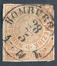 Timbre N°3 Allemagne du Nord 1868 Oblitéré Stamp