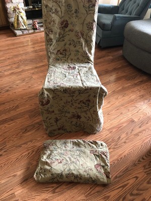 Set Of 2 Pottery Barn Megan Dining Room Side Chair Slipcovers