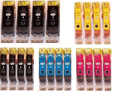 20 cartucce stampante per Canon PIXMA iP4800 iP4900 MG5100 MG5200 MG5300 con chip