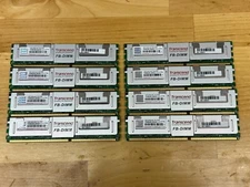 Transcend 8x1GB DDR2-667 PC2-5300 FB-DIMM ECC Registered Buffered Server RAM