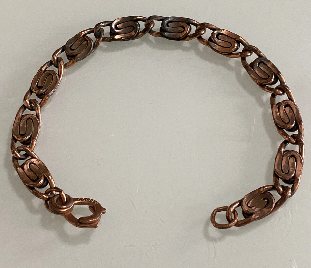 Vintage Solid Copper Bracelet 8”1/2 | eBay