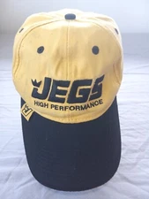 JEGS COM men's Strapback Hat High Performance! Color Yellow