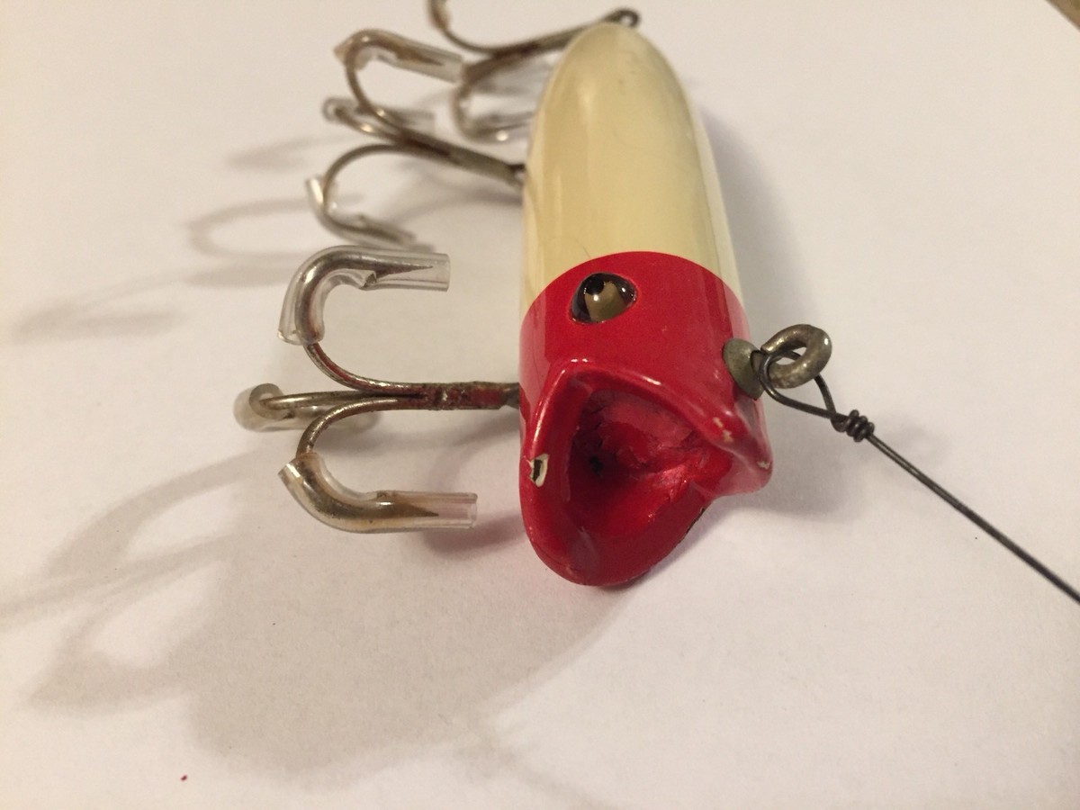 Creek Chub 3852 Beetle ホワイト c 1940 Creek Chub 3852 Beetle ホワイト c 1940 Creek Chub 3852