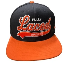 FULLY LACED X MITCHELL & NESS SNAPBACK HAT STARTER SPORTS SCRIPT NEW SF GIANTS