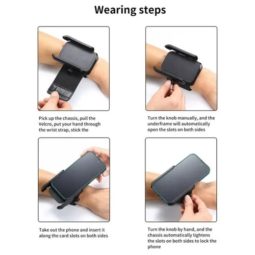 360 Rotation Armbands Phone Holder for iPhone/Samsung/Xiaomi Sport - Zdjęcie 11 z 12