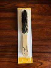 Magic Hard Narrow Hair Brush Boar Bristle Reinforced Wood Handle Wave 7726