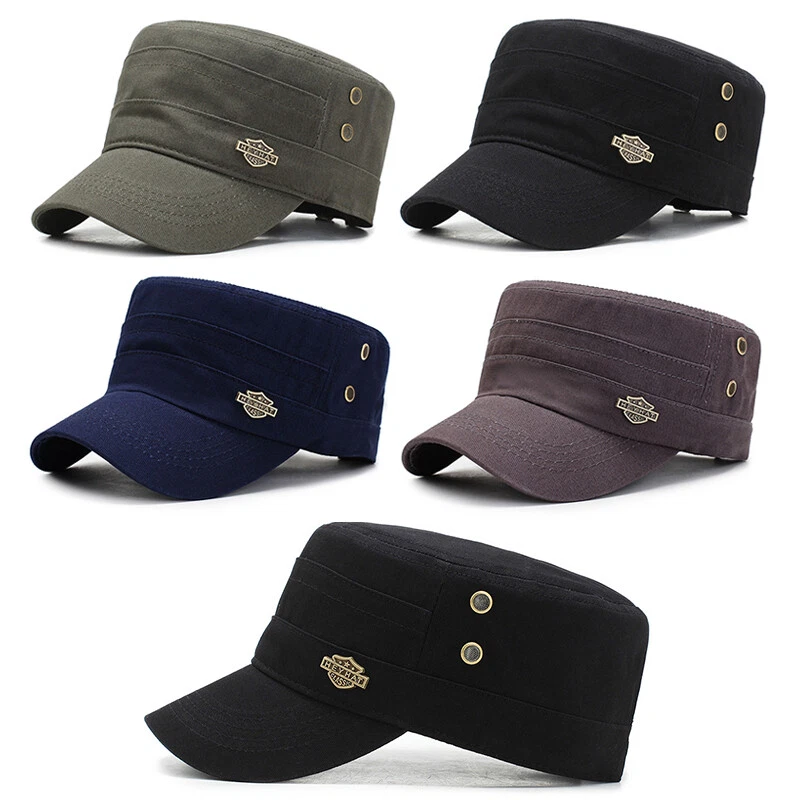 Flat military hat outlet