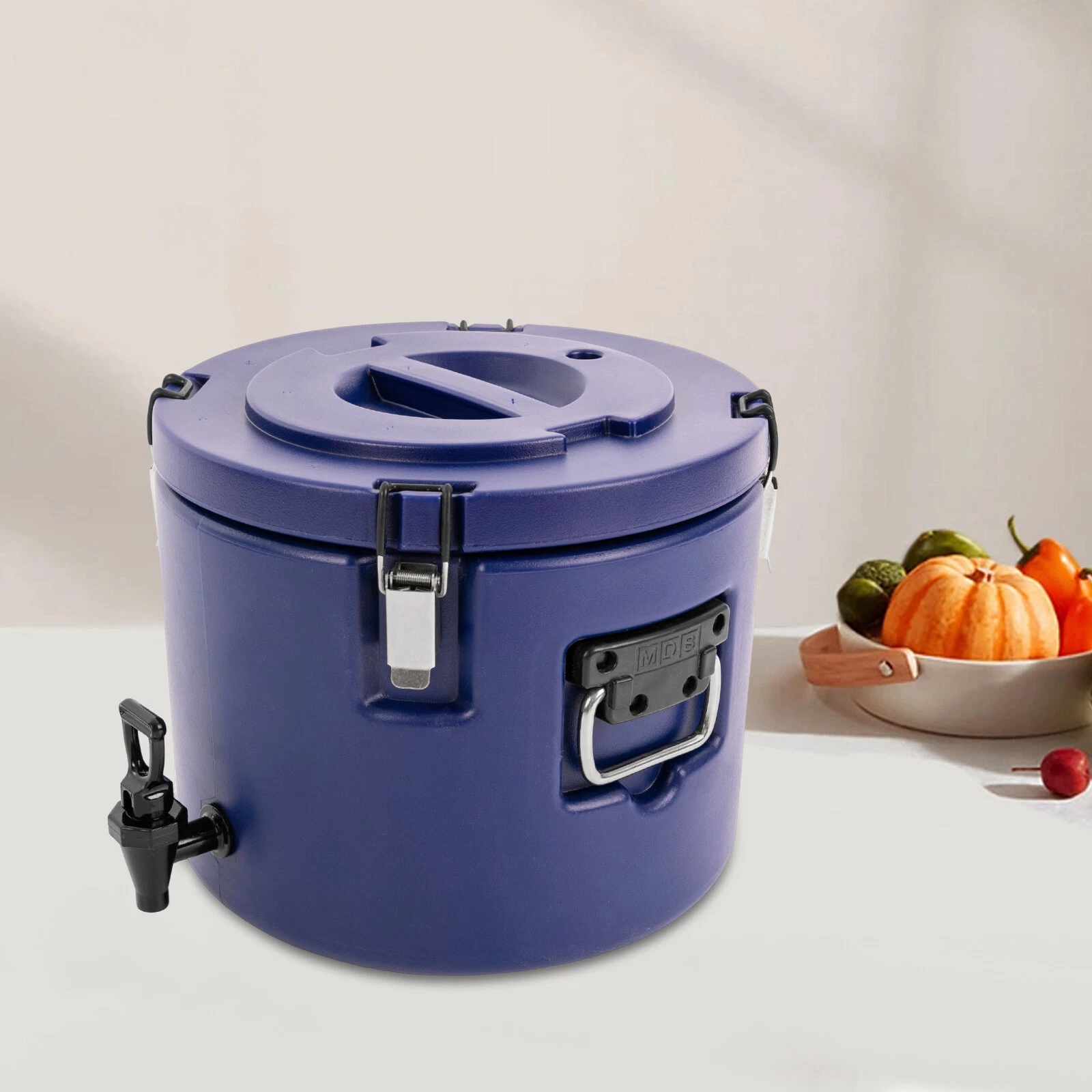 5.3Gallon Beverage Cooler Water Jug Drink Insulated Dispenser 304 Steel Interior