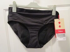 THINX BRIEF BLACK HEAVY ABSORBENCY PERIOD-PROOF MODAL PANTIES SIZE 1X