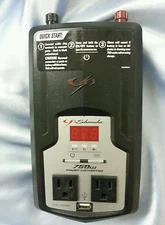 SCHUMACHER 750 WATT 12VDC to 120VAC POWER INVERTER  model XI75DU