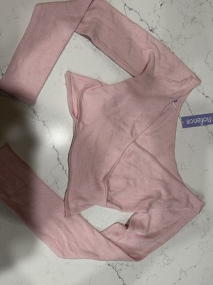 Florence by Mills Pink Knit Pullover Sweater Women's Size M Long Sleeve