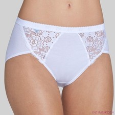 Sloggi Chic Midi Cotton And Lace Women's Briefs 4 Pieces