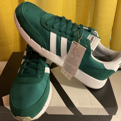 Adidas Run 60S 2.0 H00354 Sneakers Green/White Size 10.5 Men s New