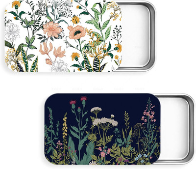 2Pack Travel Floss Picks Case, Refillable Portable Floss Pick Holder and Dispens