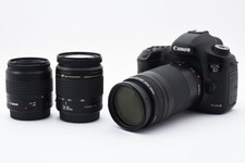 Canon EOS 5D Mark III DSLR Camera with 3 Lenses Bundle EF 28-80mm EF 35-80mm EF