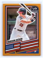 Hudson Oliver 2026 Panini Stars & Stripes Prizm USA Baseball #106 Gold #/10
