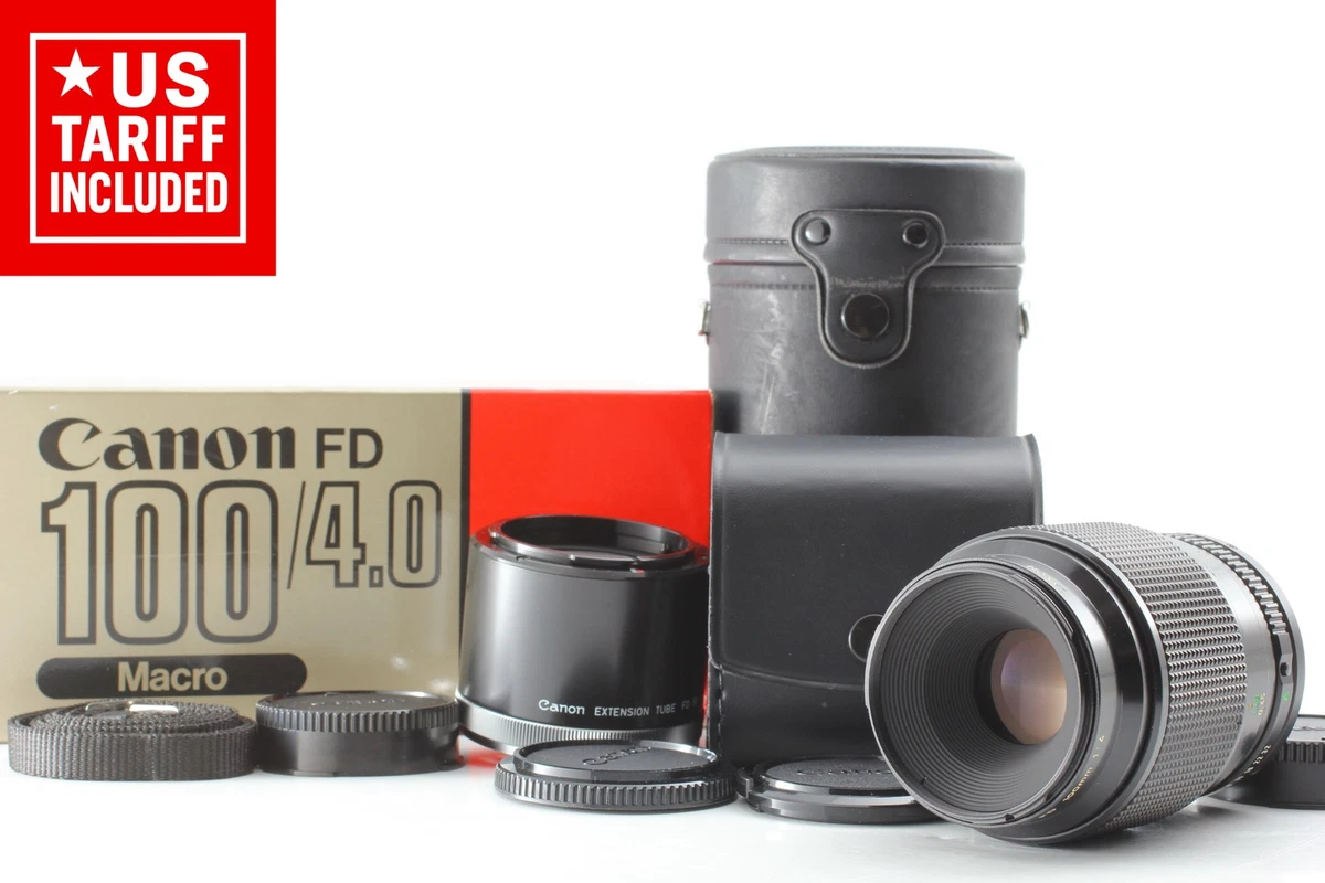 Preços baixos em 100mm câmera de f/4 Focal Lentes Canon FD | eBay