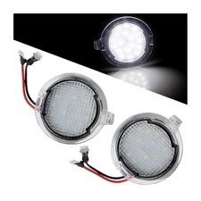 Osilly 2PCS Car LED Side Mirror Puddle Lights, Vehicle Puddle Lamp White