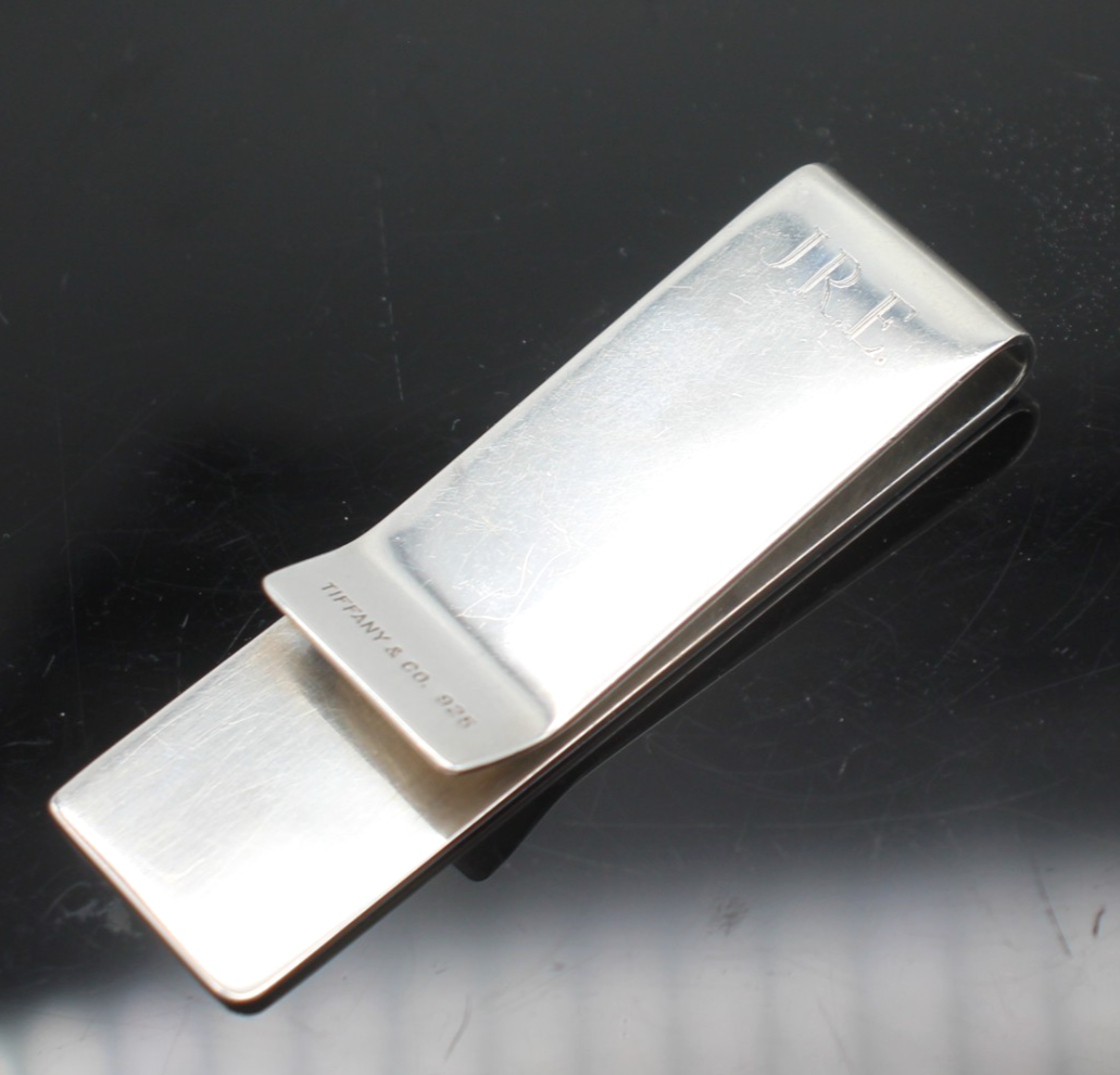 Tiffany & Co. Sterling Silver 1837 60mm Money Clip D-454 | eBay