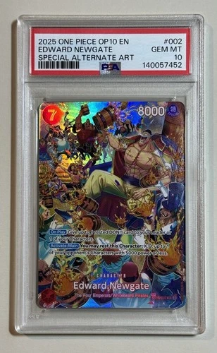 One Piece - Edward.Newgate SP ST15-002 Alt Art OP-10 Royal Blood English PSA 10