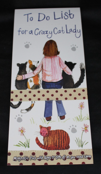 Notizblock Motiv Katzen Magnet To Do Liste 23 X 10 Cm Alex Clark Katzenfreunde-image