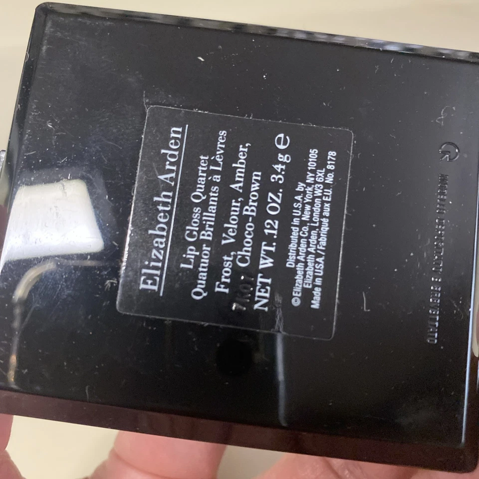 Brillo de labios vintage Elizabeth Arden cuarteto ámbar escarcha terciopelo marrón choco Foto 2 de 4