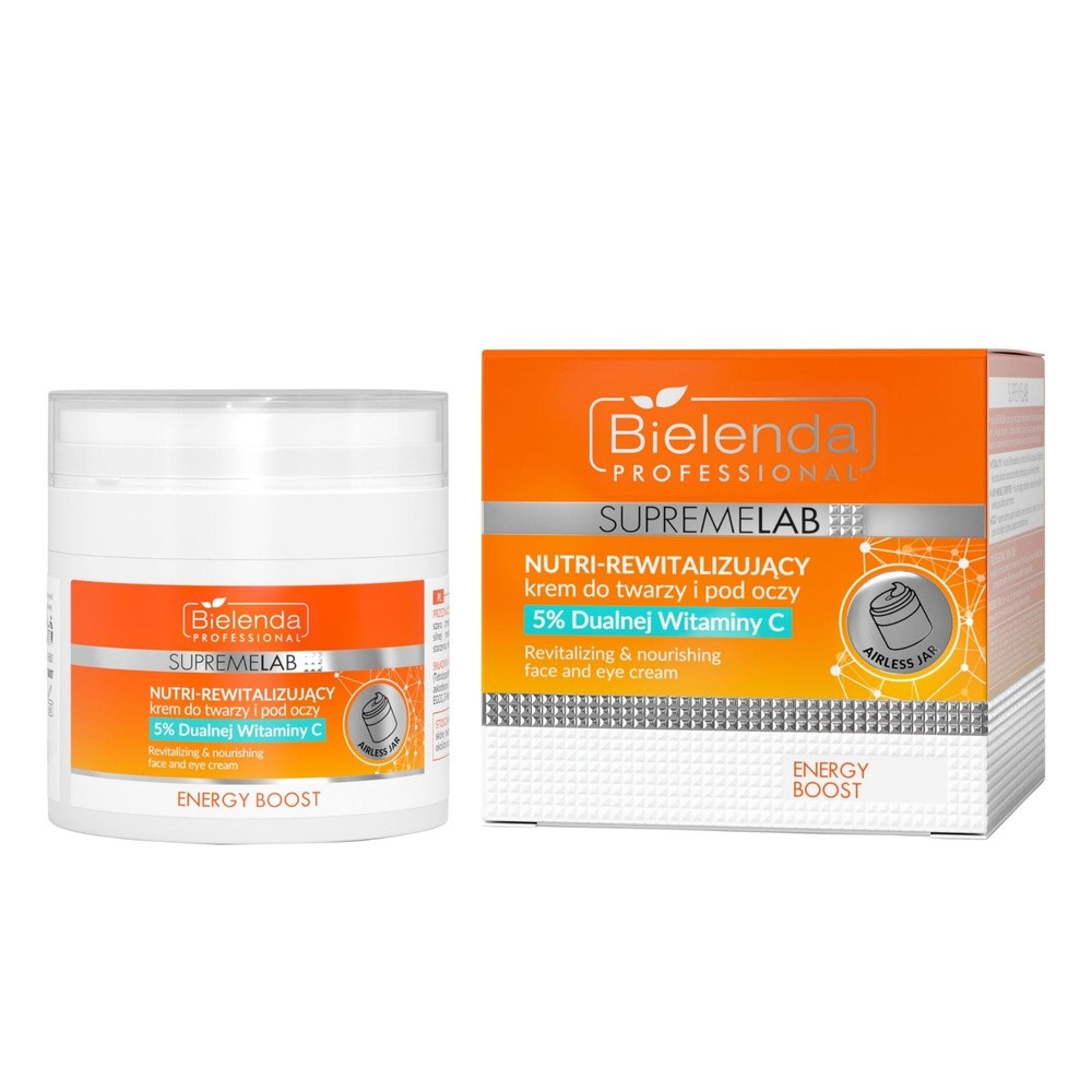 Bielenda Professional Supremelab Energy Boost Energising Cream For The Face And Eye Area 40 Ml - Image 2