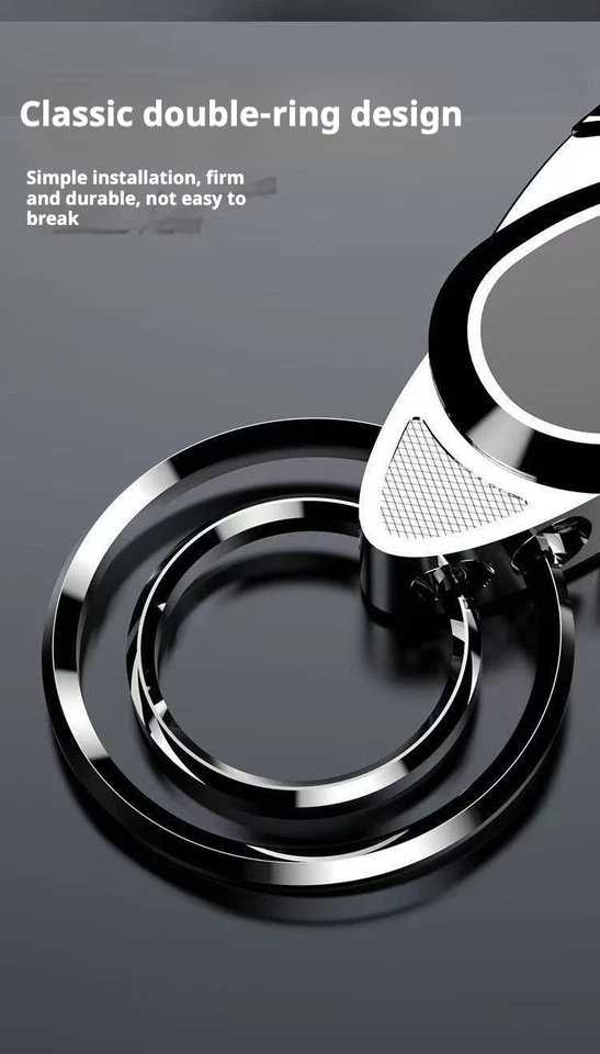 1 brand new premium metal keychain, car keychainkeychain, gun gray, Cadillac car Foto 3 de 4