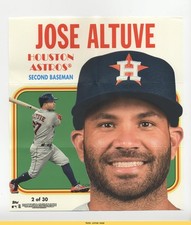 2019 Topps Heritage 1970 Poster Box Loader /70 Jose Altuve #2 READ x0y