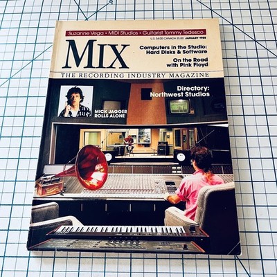 MIX Magazine January 1988 Vol 12 No 1 Pink Floyd Mick Jagger Vintage Music