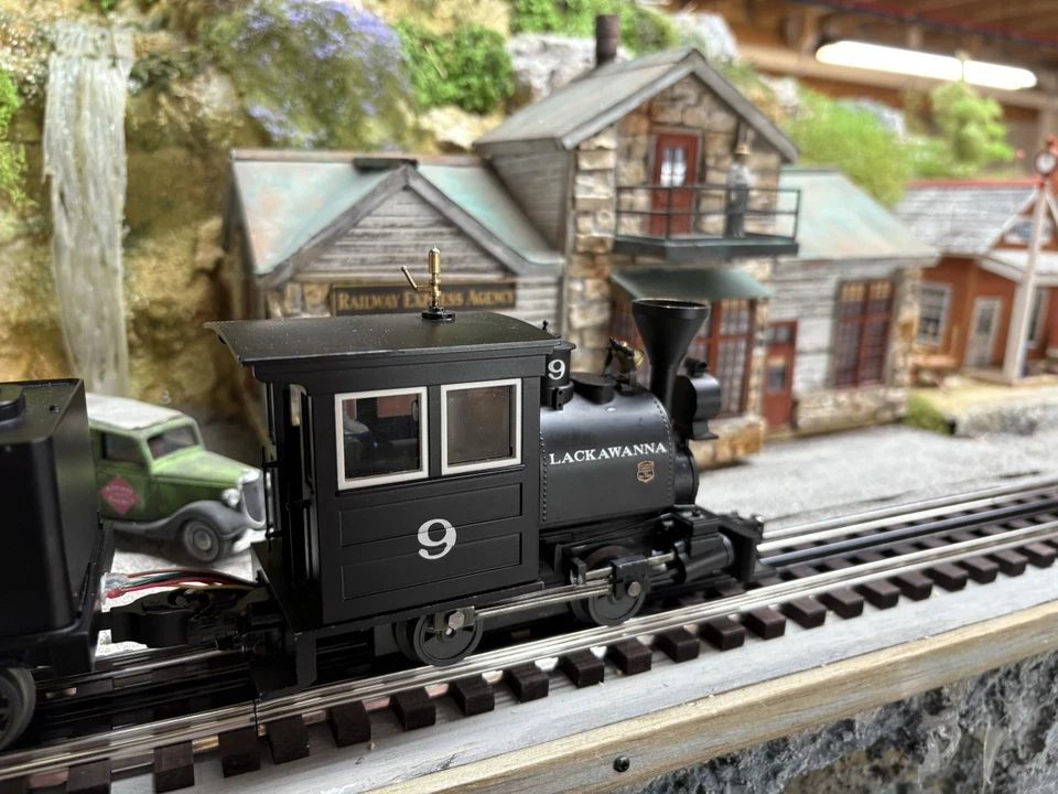K-LINE Scale Porter  w/Heisler Tender : Blunami, Swinging Bell, &Whistle Steam! - Image 3 of 4