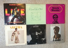 R n’ B soul Lot Vinyl Stevie Wonder Marvin Gaye Aretha Franklin 60’s 70’s Rare