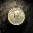 1917 Standing Liberty Quarter Type 1, Mint Luster Gem BU++, Sharp Full Head