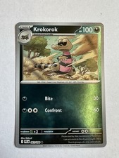 Pokemon 2025 ME02: Phantasmal Flames Card #65 Krokorok Reverse Foil
