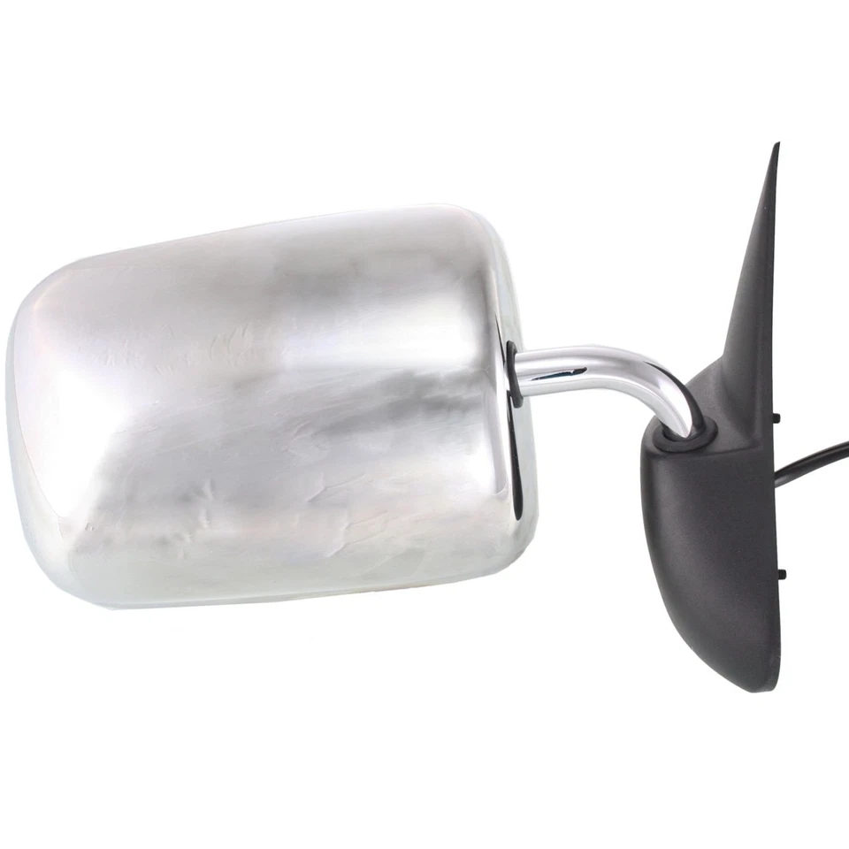 Power Mirror For 1994-1997 Dodge Ram 1500 Chrome Manual Folding Set Of 2 - Image 3 of 4