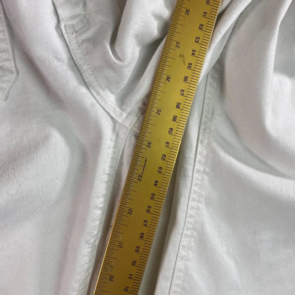 BUFFALO Brigette Women Crop Pants 14/34 Off White High Rise Soft Stretch Denim - Image 3 of 4